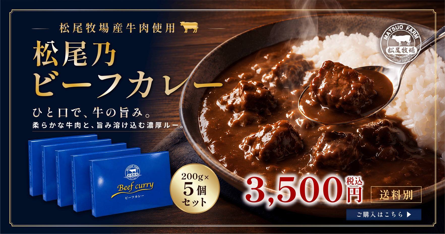 【肉のまつお】9月のお買い得商品｜松尾乃カレー5個セット