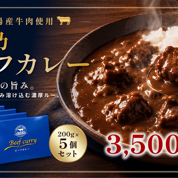 【肉のまつお】9月のお買い得商品｜松尾乃カレー5個セット